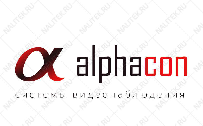 Пример логотипа Альфакон, системы видеонабюдения